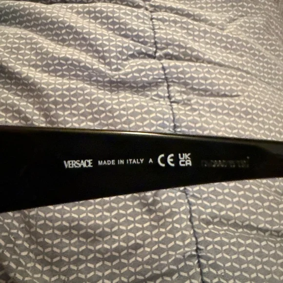 Versace Black Sunglasses. Brand new in the case with the box. - Picture 6 of 9